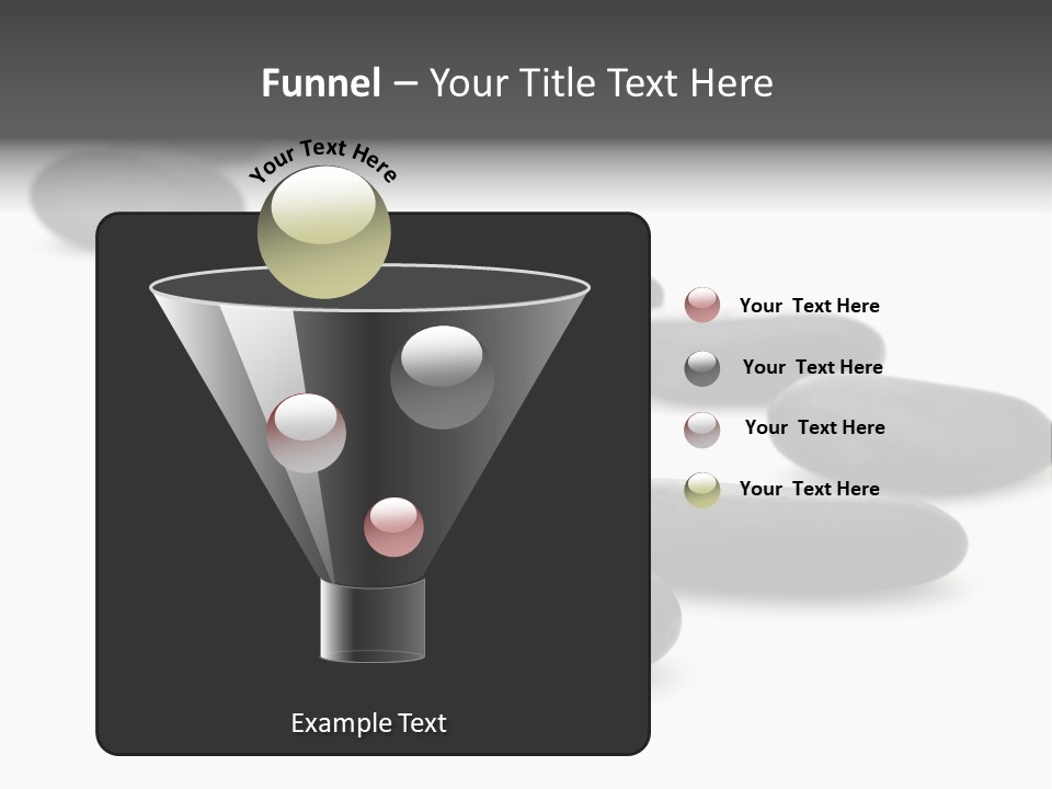 White Zen Black PowerPoint Template