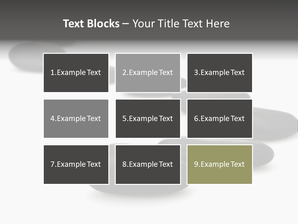 White Zen Black PowerPoint Template