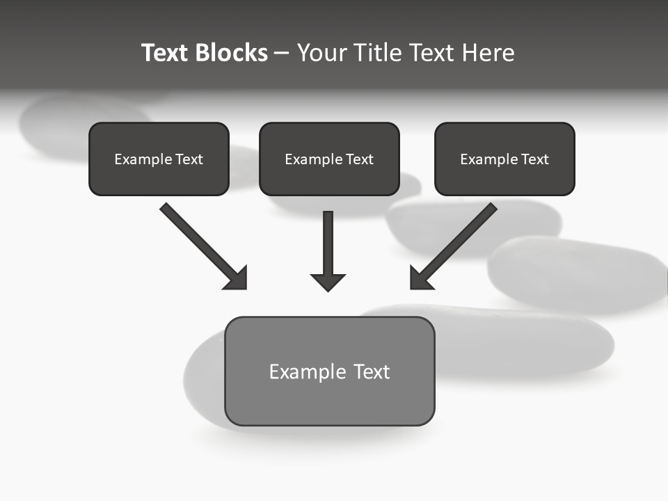 White Zen Black PowerPoint Template