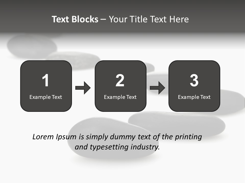White Zen Black PowerPoint Template