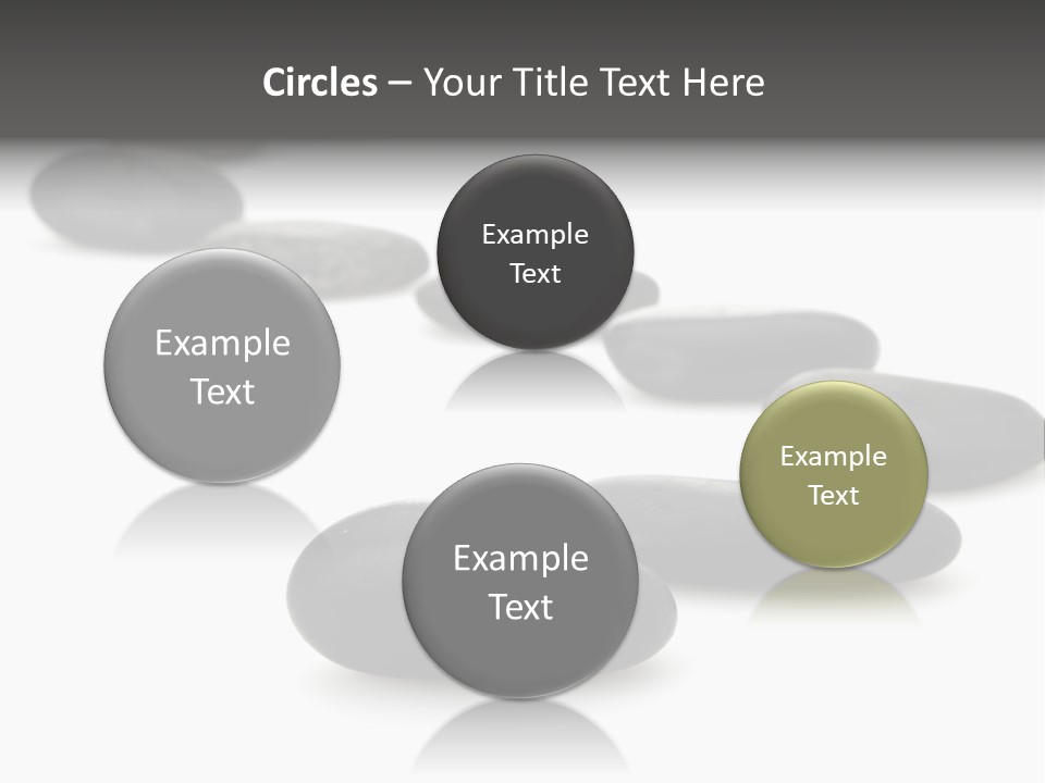 White Zen Black PowerPoint Template