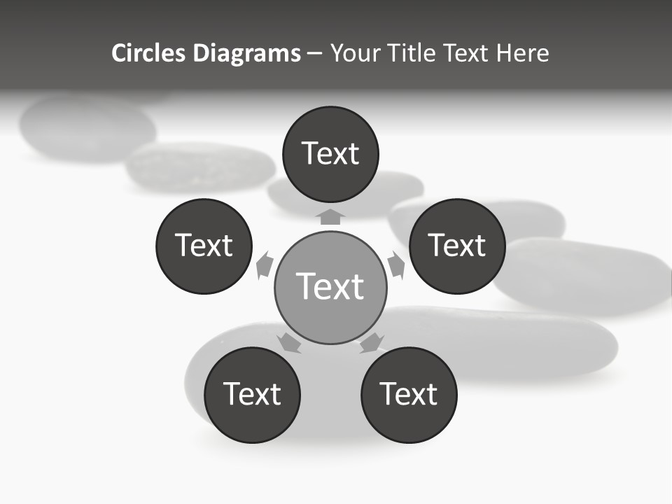 White Zen Black PowerPoint Template