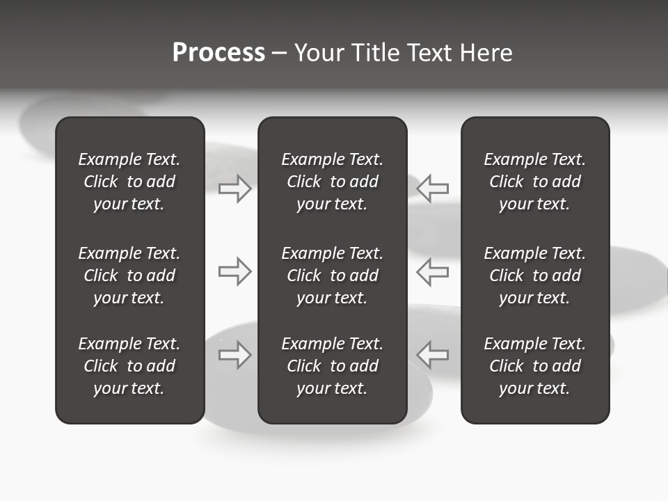 White Zen Black PowerPoint Template