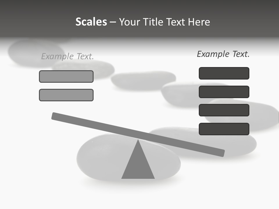 White Zen Black PowerPoint Template