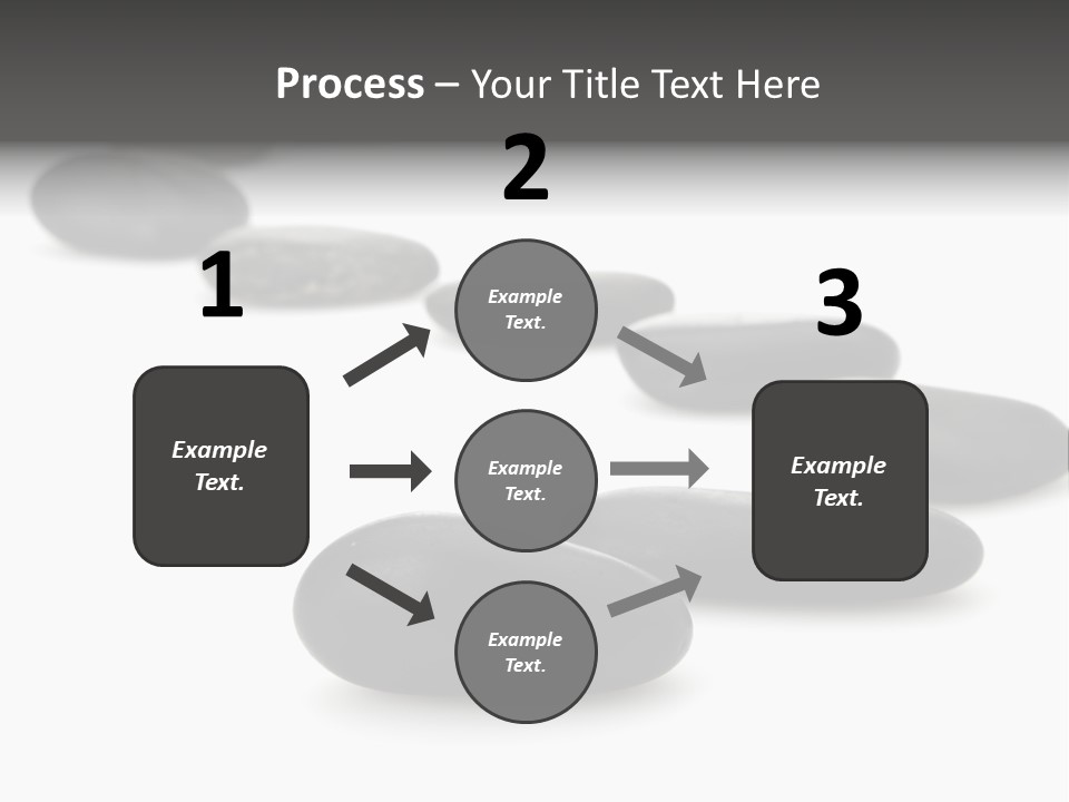 White Zen Black PowerPoint Template