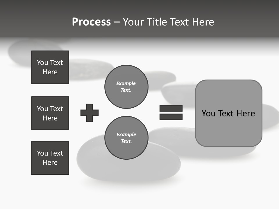 White Zen Black PowerPoint Template