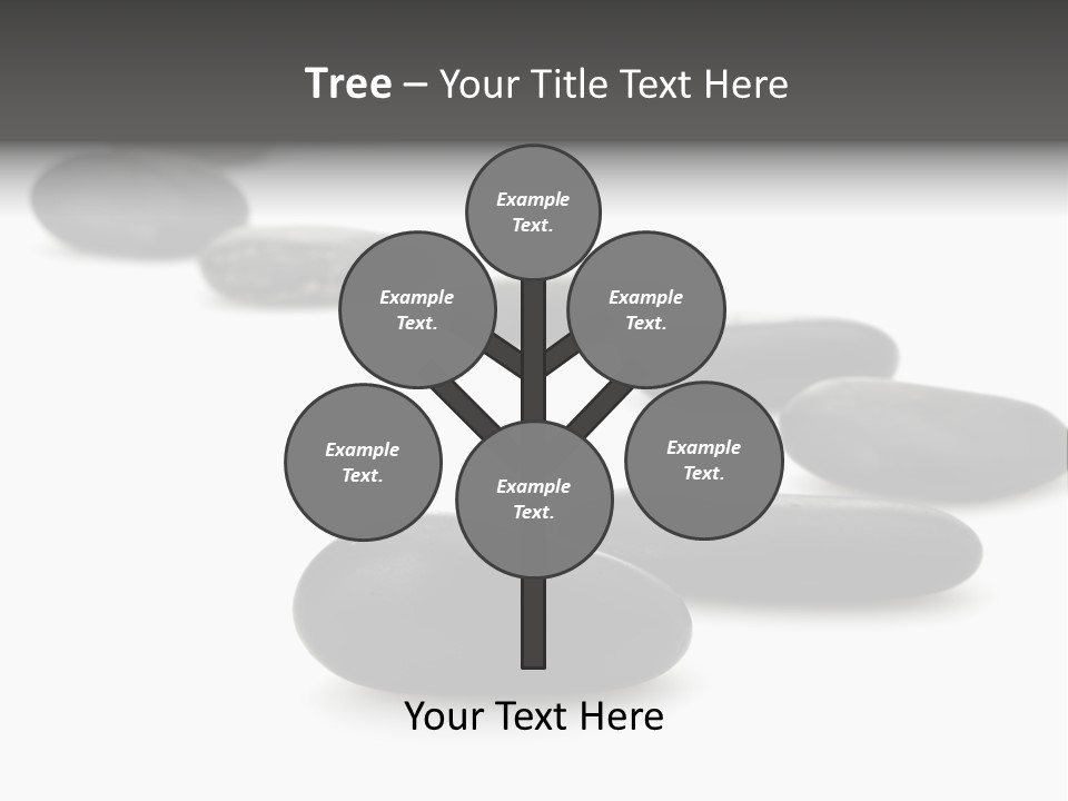 White Zen Black PowerPoint Template
