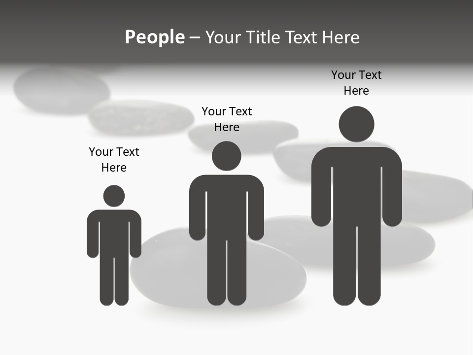 White Zen Black PowerPoint Template