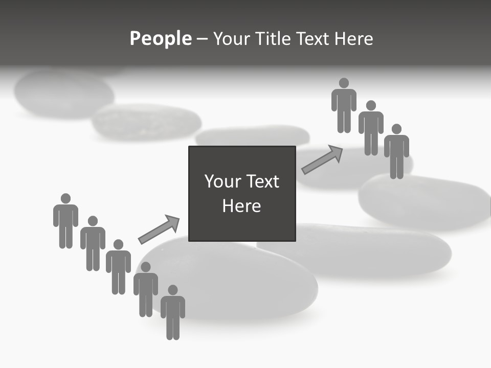 White Zen Black PowerPoint Template