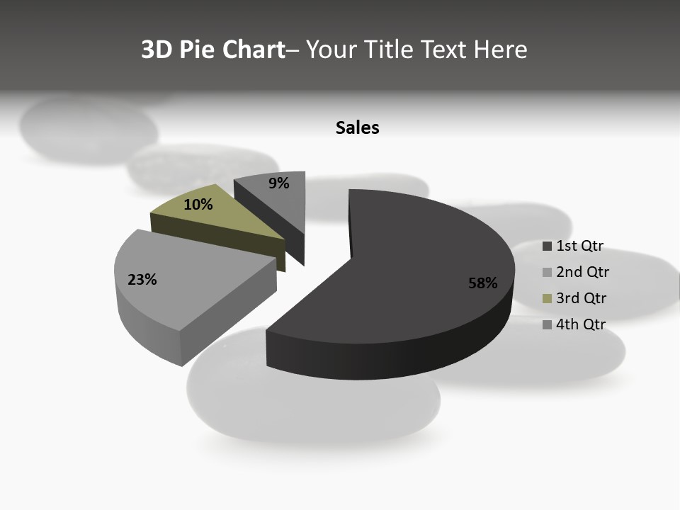 White Zen Black PowerPoint Template