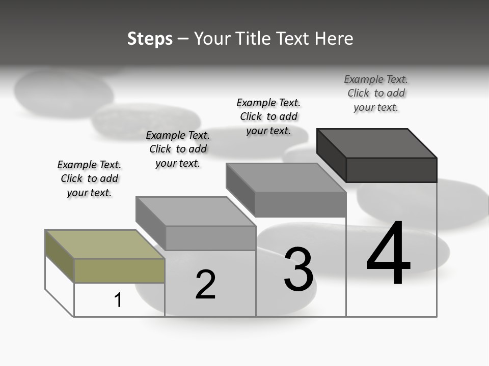 White Zen Black PowerPoint Template
