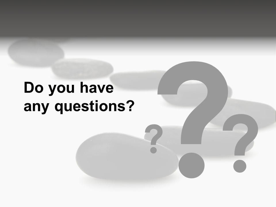 White Zen Black PowerPoint Template