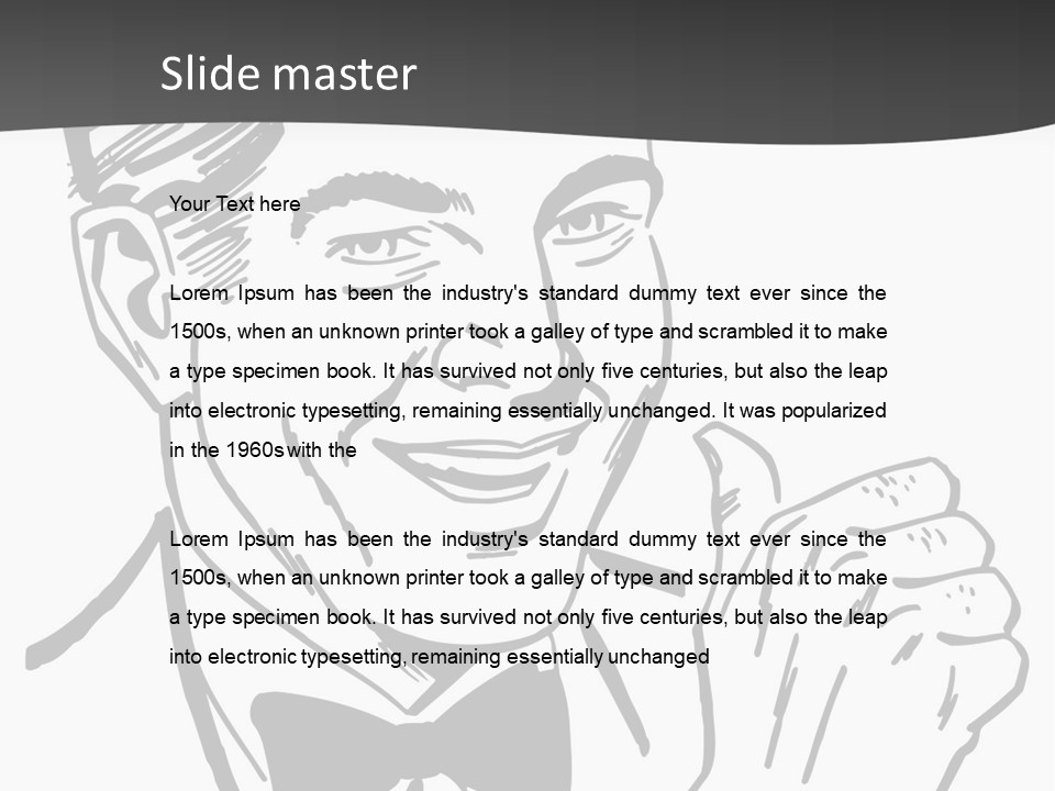 Hands Smiles Clipart PowerPoint Template