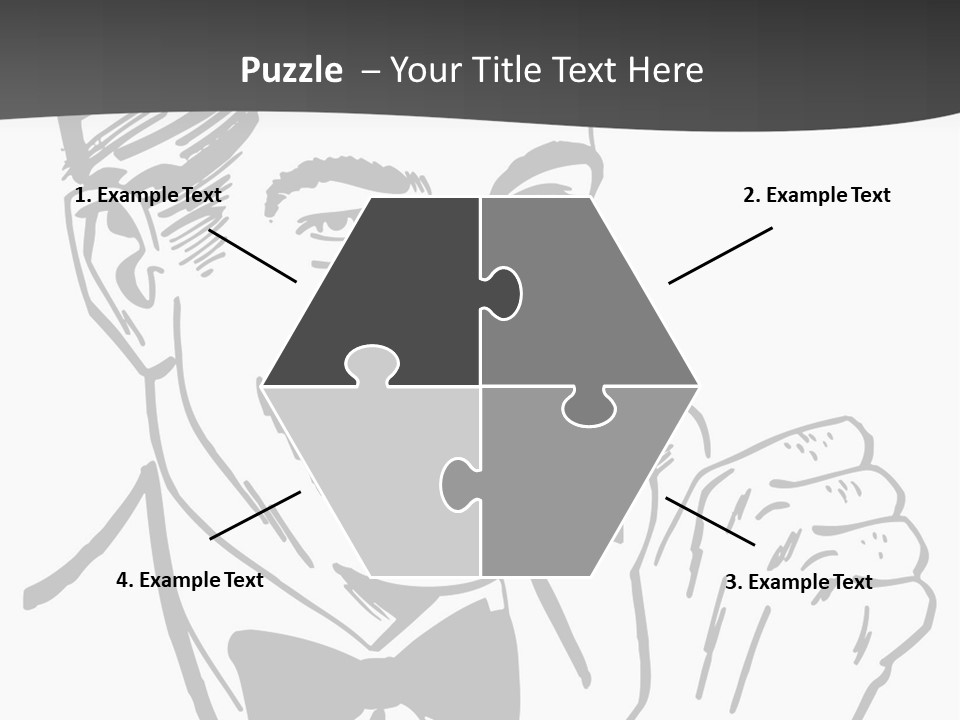 Hands Smiles Clipart PowerPoint Template