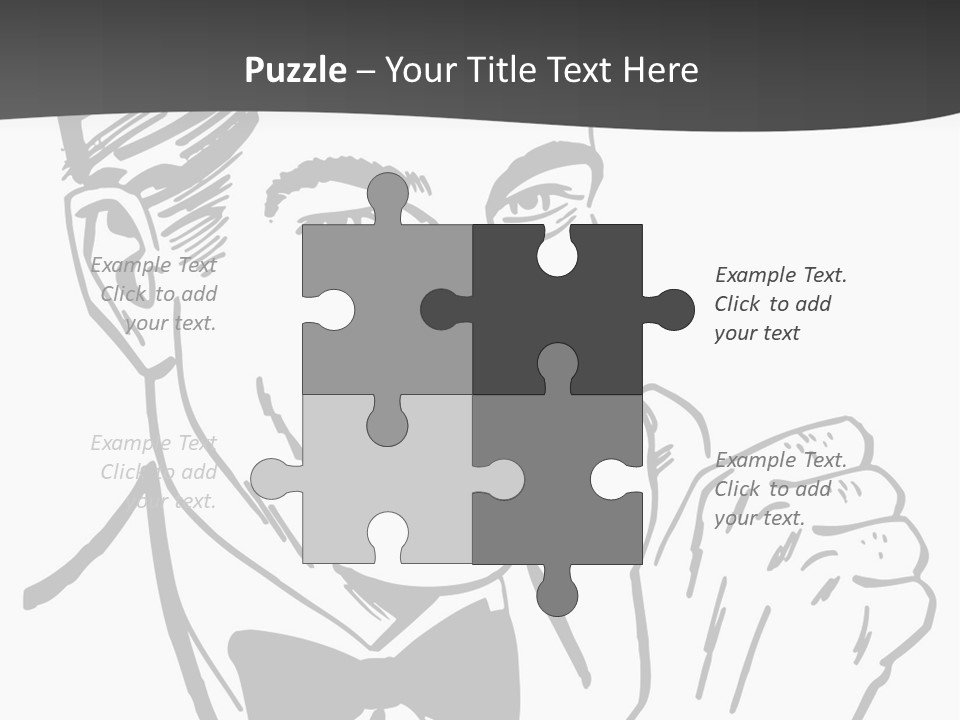 Hands Smiles Clipart PowerPoint Template