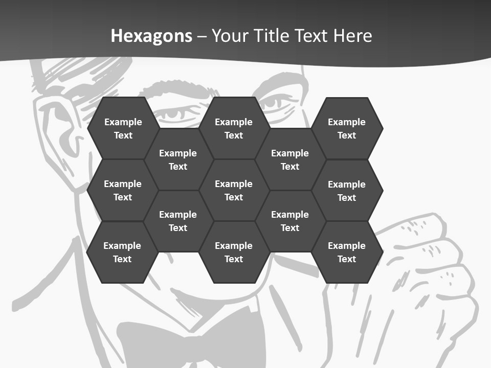 Hands Smiles Clipart PowerPoint Template