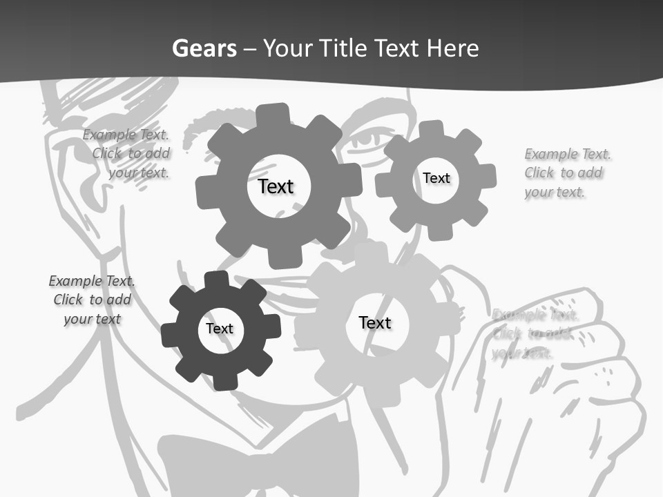 Hands Smiles Clipart PowerPoint Template
