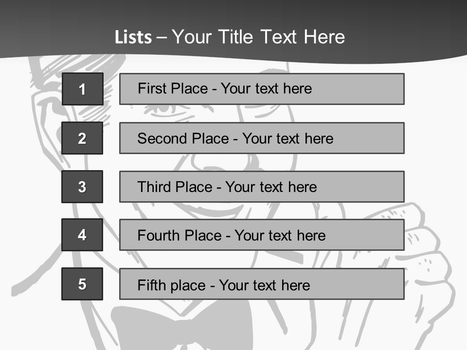 Hands Smiles Clipart PowerPoint Template