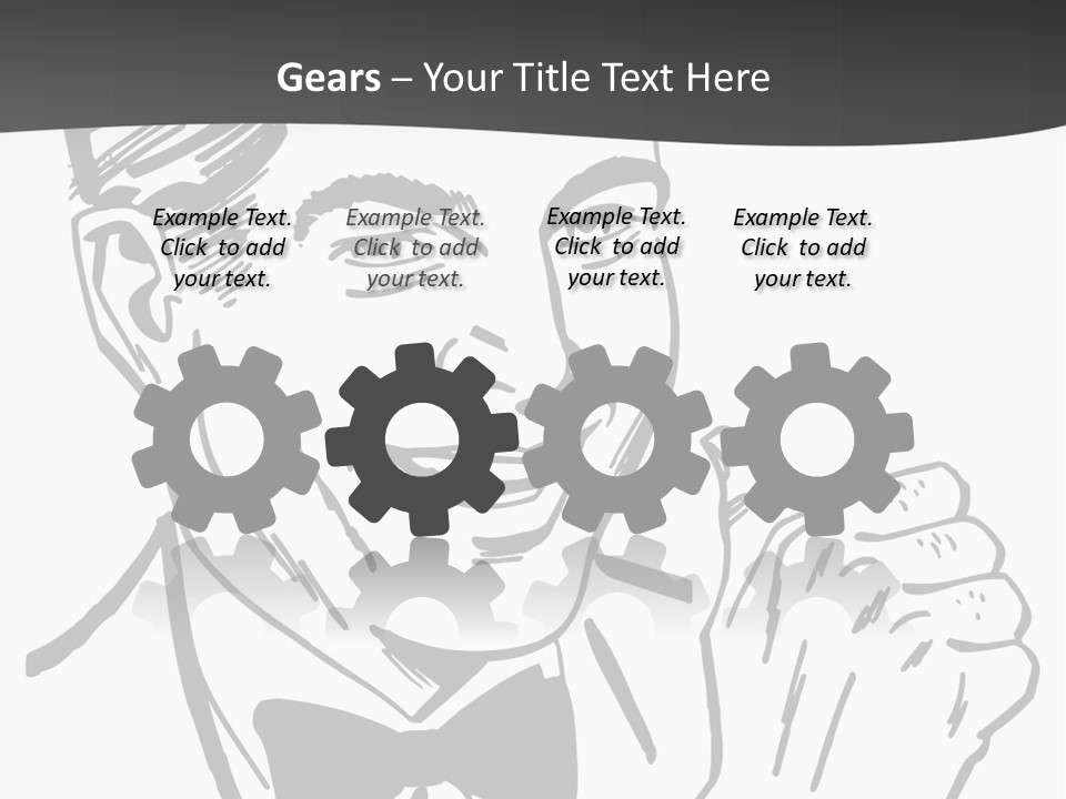 Hands Smiles Clipart PowerPoint Template