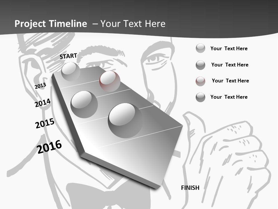 Hands Smiles Clipart PowerPoint Template