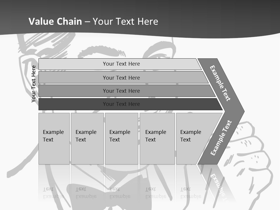 Hands Smiles Clipart PowerPoint Template