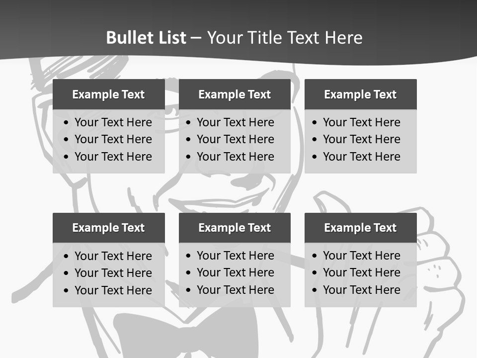 Hands Smiles Clipart PowerPoint Template