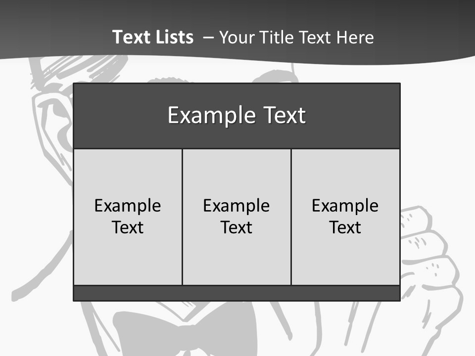 Hands Smiles Clipart PowerPoint Template
