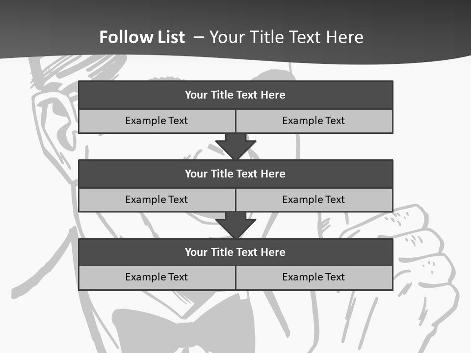 Hands Smiles Clipart PowerPoint Template