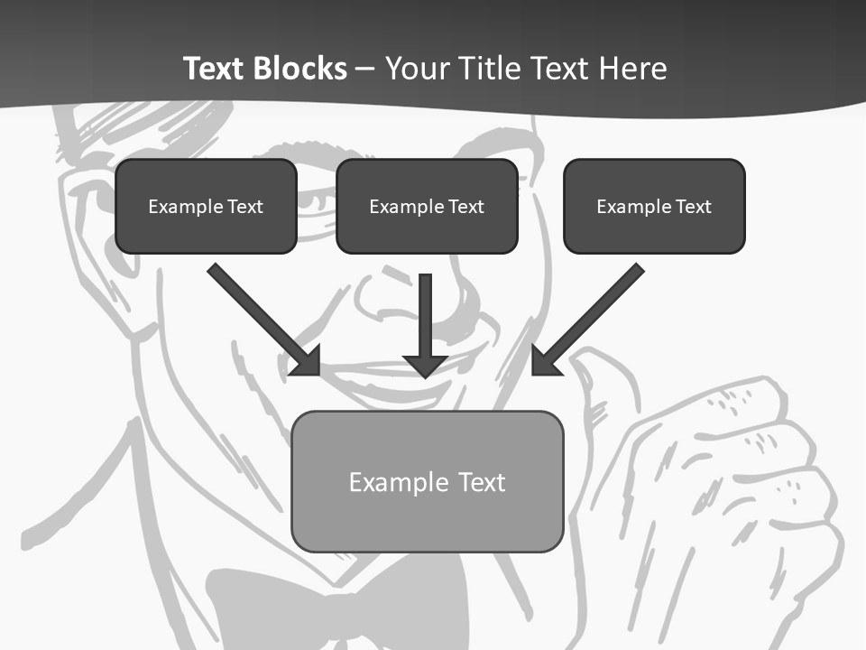 Hands Smiles Clipart PowerPoint Template