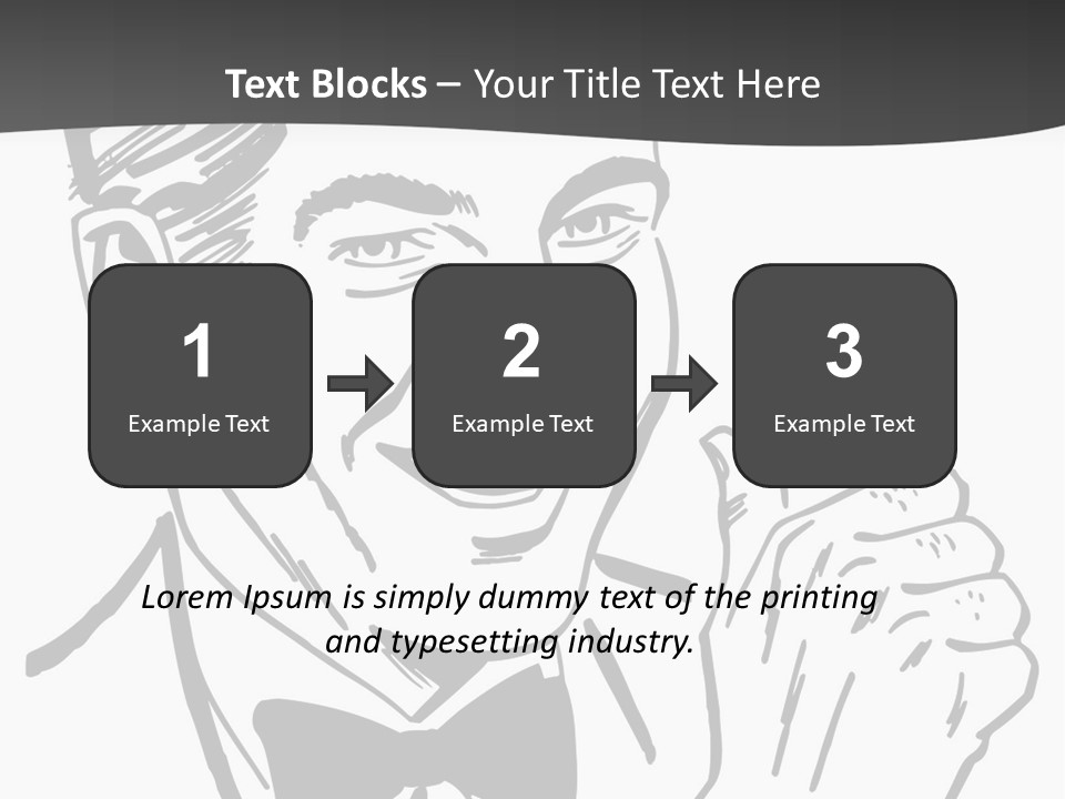 Hands Smiles Clipart PowerPoint Template