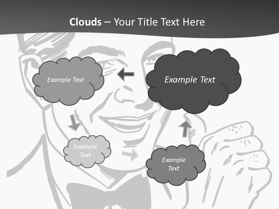 Hands Smiles Clipart PowerPoint Template