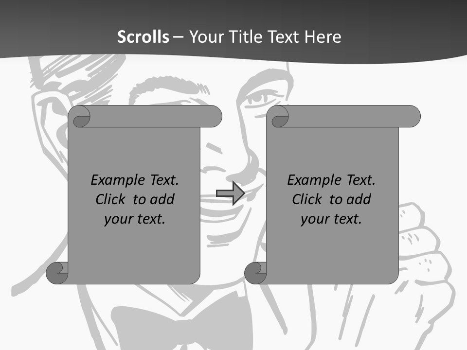 Hands Smiles Clipart PowerPoint Template