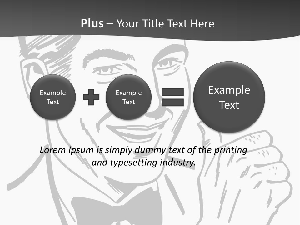 Hands Smiles Clipart PowerPoint Template