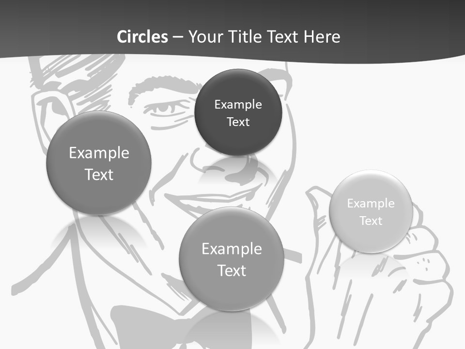 Hands Smiles Clipart PowerPoint Template