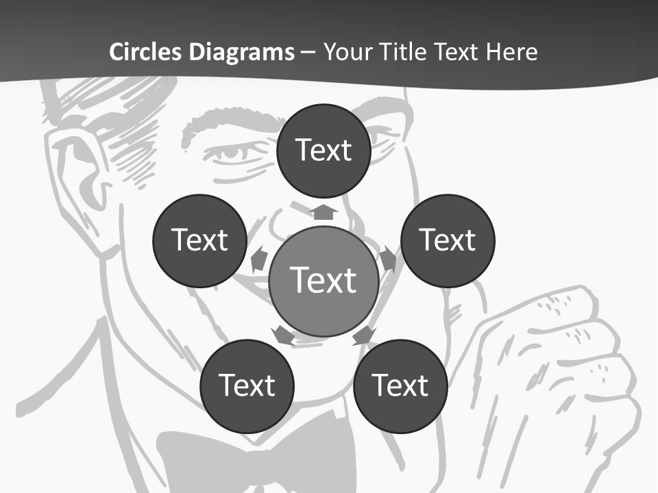 Hands Smiles Clipart PowerPoint Template