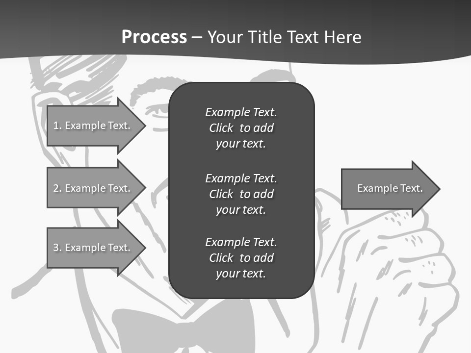 Hands Smiles Clipart PowerPoint Template