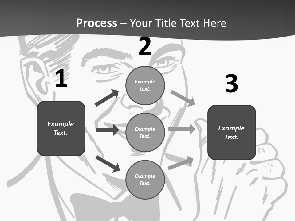 Hands Smiles Clipart PowerPoint Template
