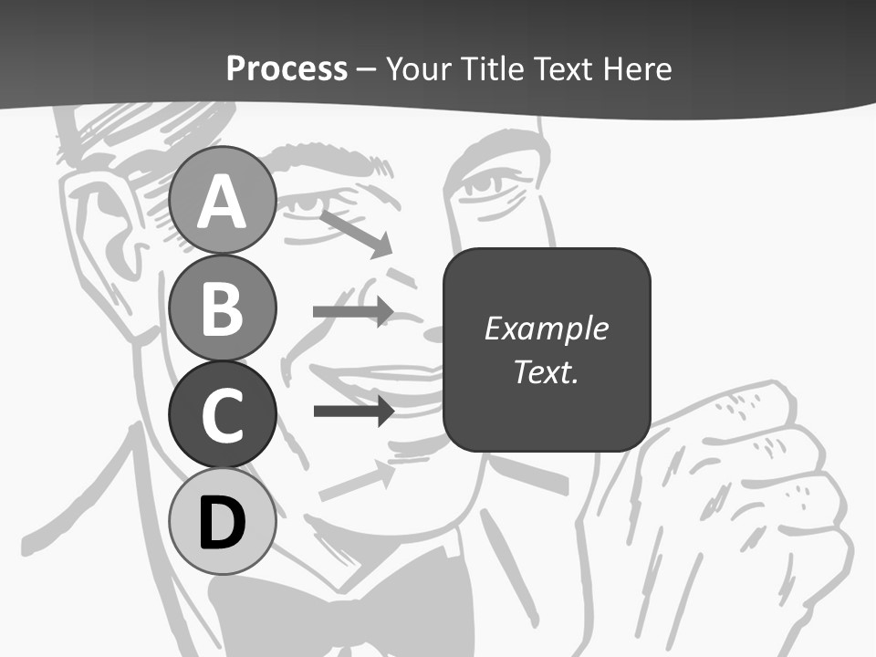 Hands Smiles Clipart PowerPoint Template