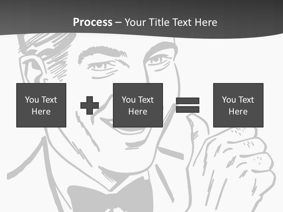 Hands Smiles Clipart PowerPoint Template