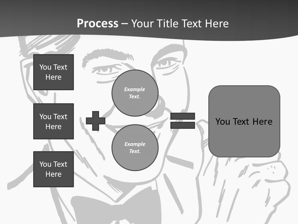 Hands Smiles Clipart PowerPoint Template