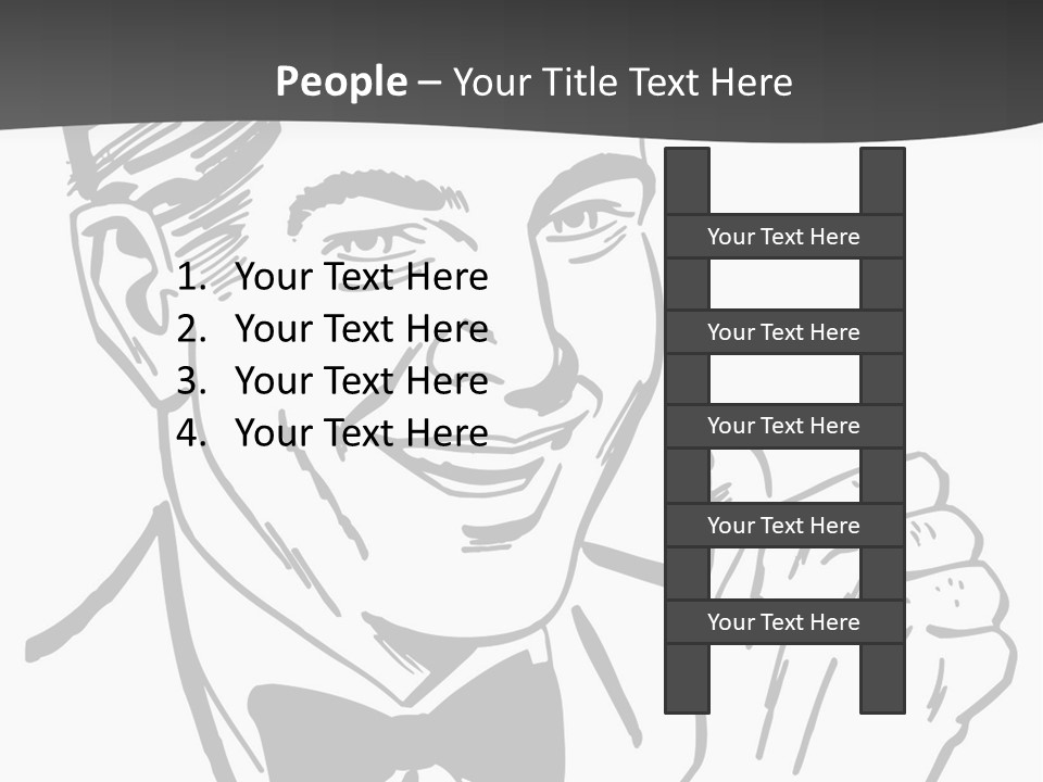 Hands Smiles Clipart PowerPoint Template