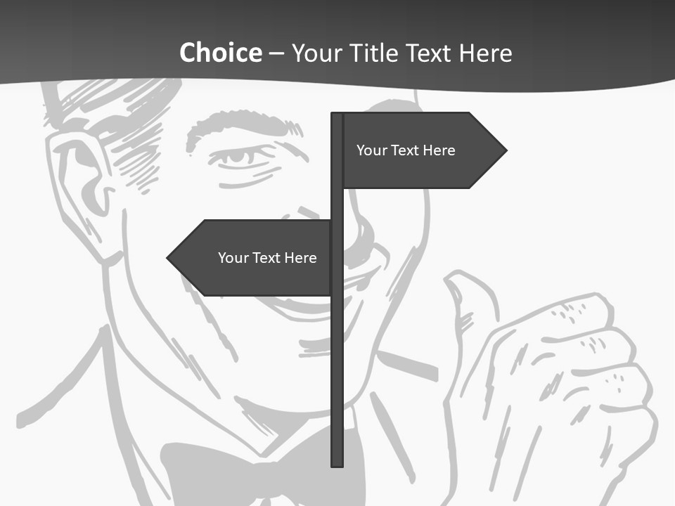 Hands Smiles Clipart PowerPoint Template