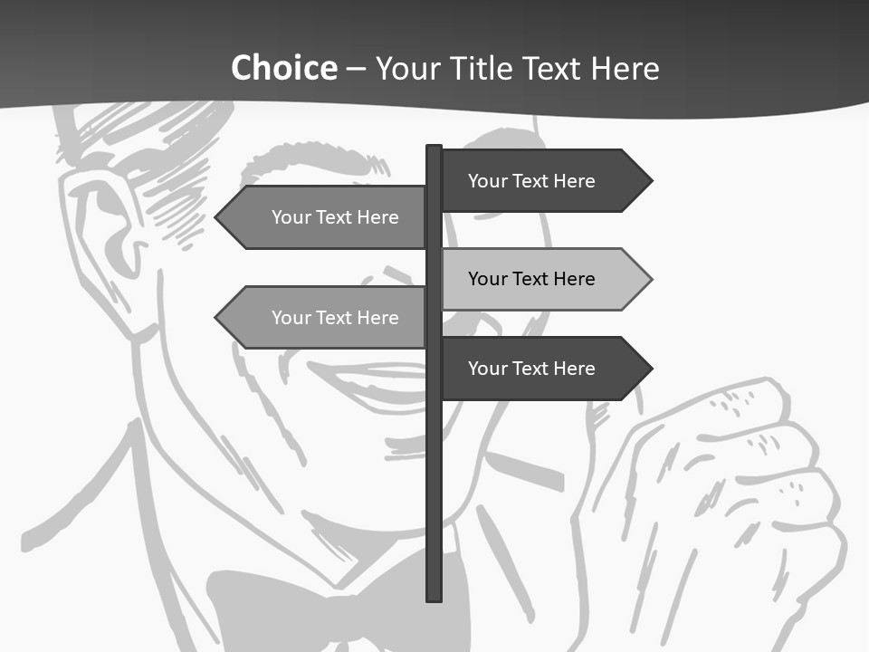 Hands Smiles Clipart PowerPoint Template