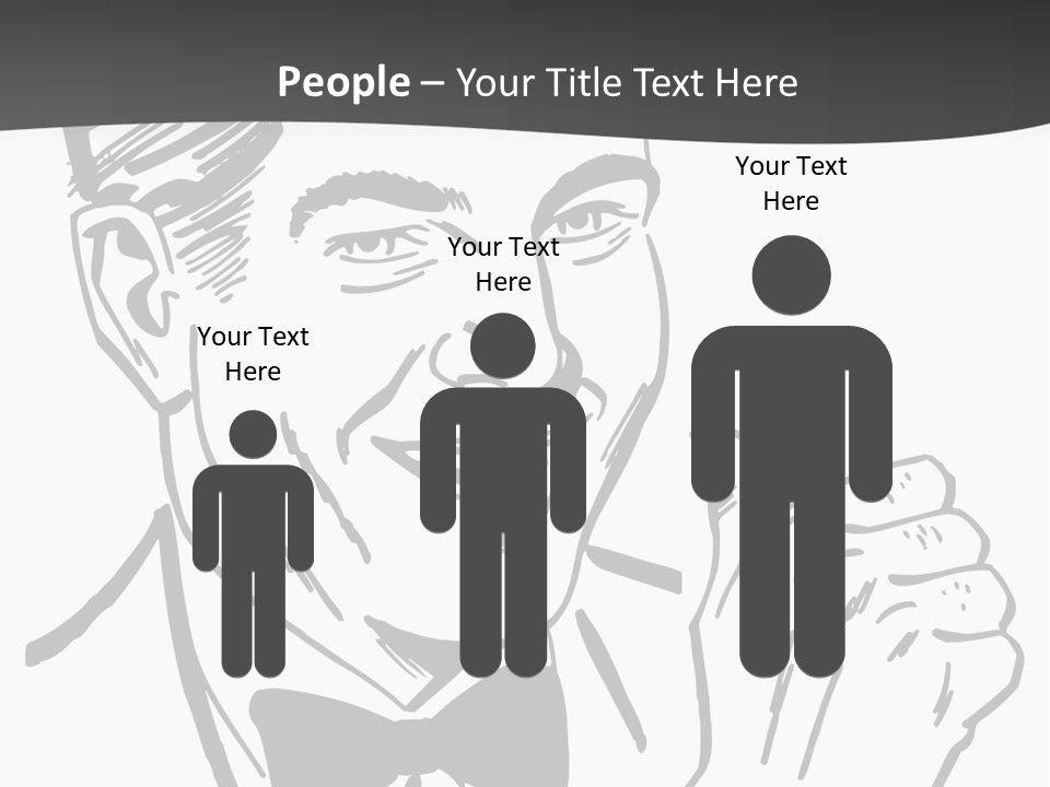 Hands Smiles Clipart PowerPoint Template