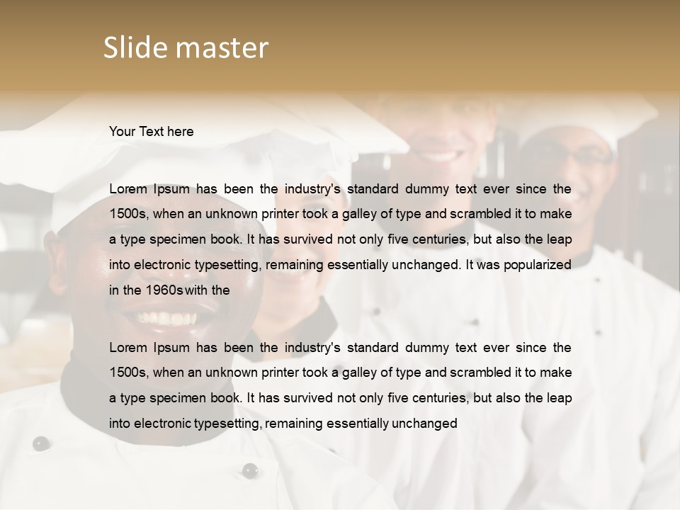 Hat African Occupation PowerPoint Template