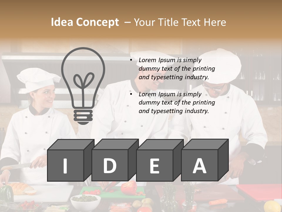 Team Clothing Hotel PowerPoint Template