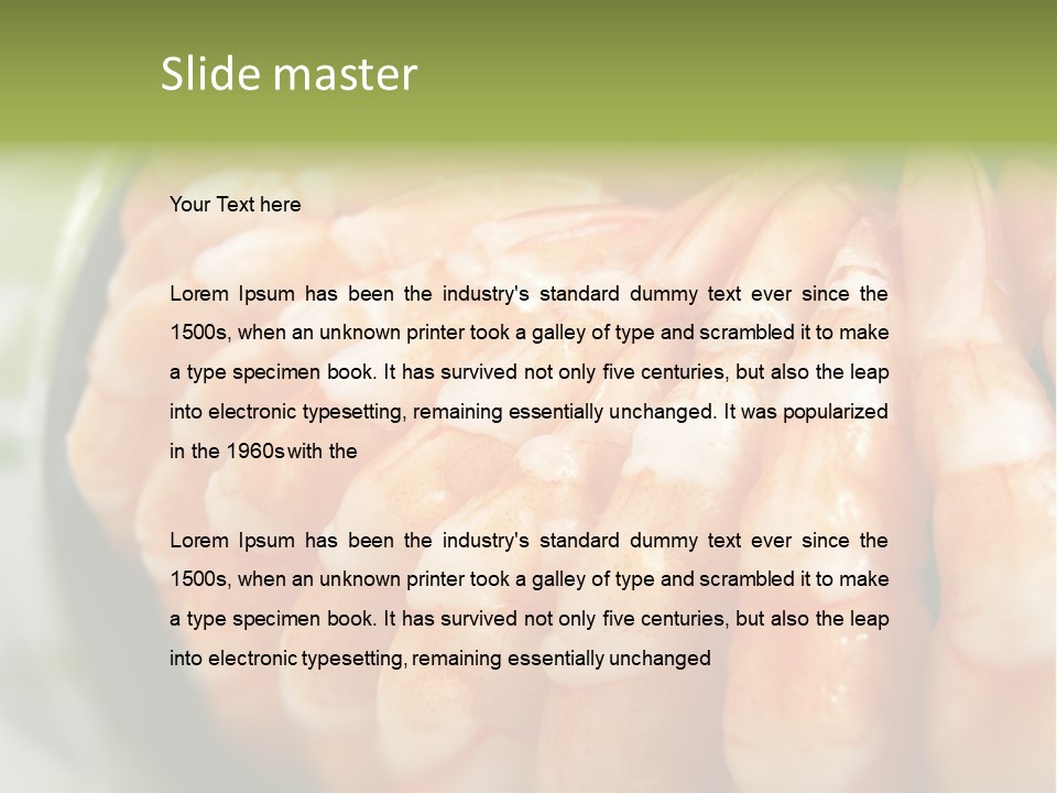 Ingredient Lunch Healthy PowerPoint Template