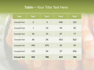 Ingredient Lunch Healthy PowerPoint Template