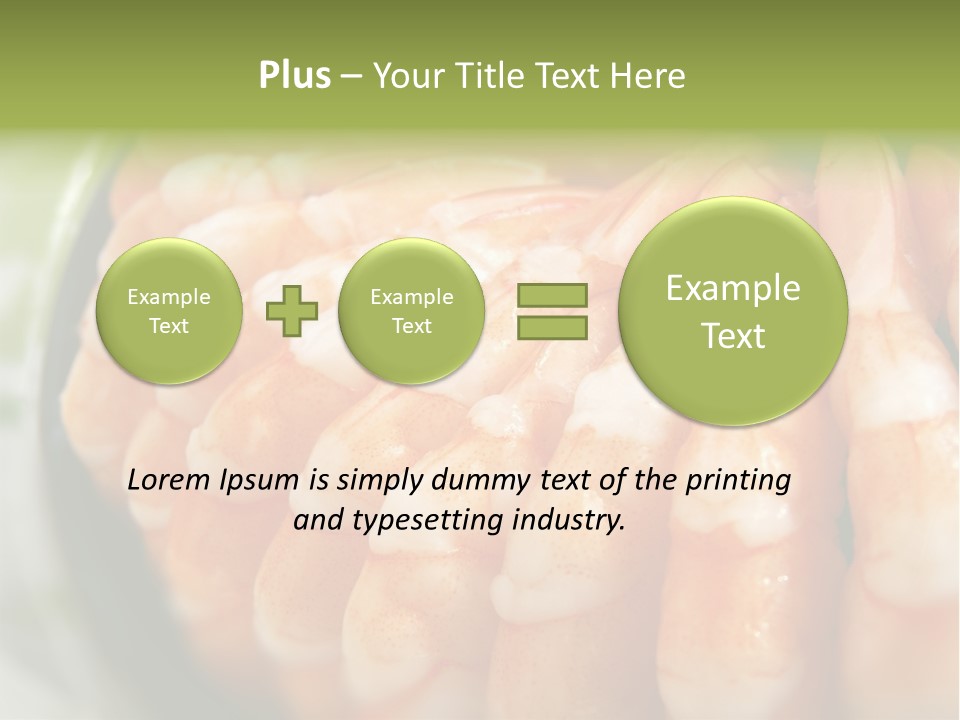 Ingredient Lunch Healthy PowerPoint Template