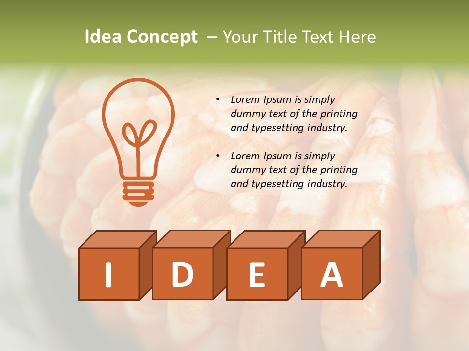 Ingredient Lunch Healthy PowerPoint Template